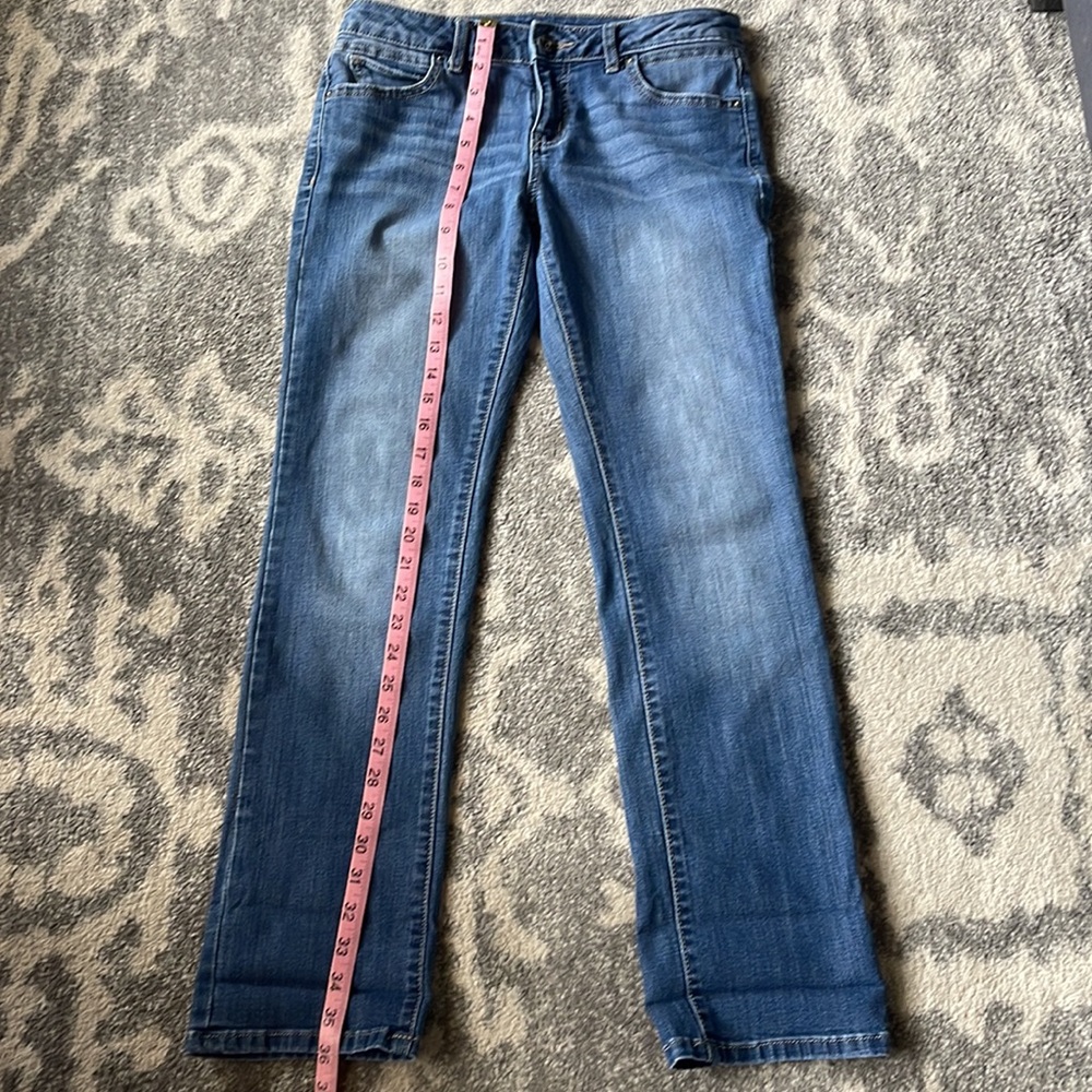 Simply Vera Wang Stretch Full Length or Rolled Crop Jeans, Women’s Size 2 - Picture 4 of 7